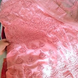 Baby pink Lhanga choli